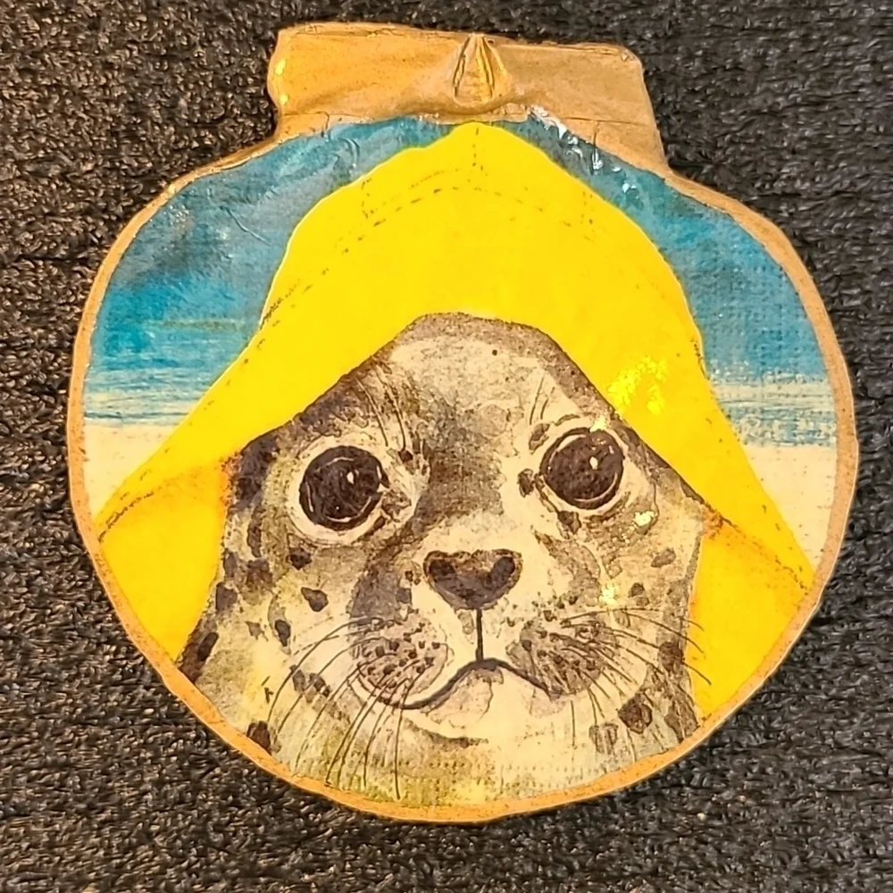 Baby Seal Trinket Shell (Handcrafted)